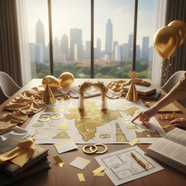 A Golden Jubilee Story How We Planned a Milestone Anniversary in Delhi NCR