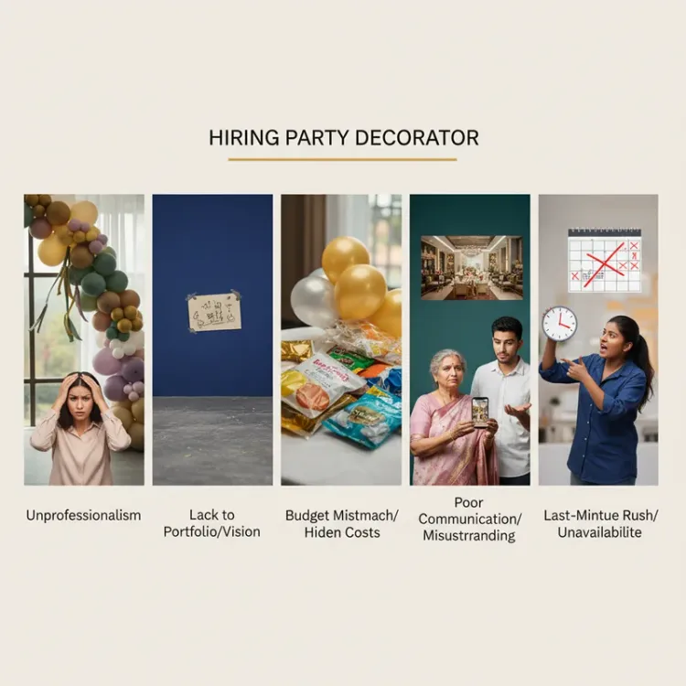 Avoid These 5 Mistakes When Hiring a Party Decorator in Noida