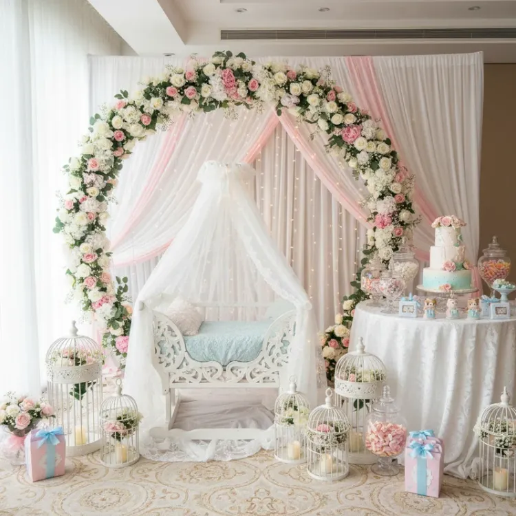 Beautiful Naming Ceremony Decoration Ideas In Noida