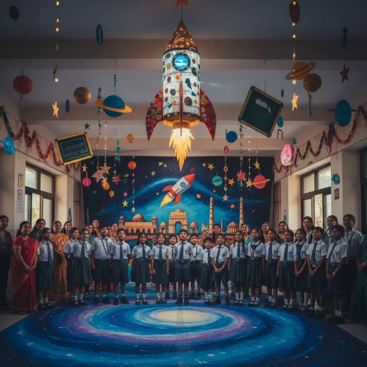 From Classroom to Cosmos A Delhi School Childrens Day Decor Story