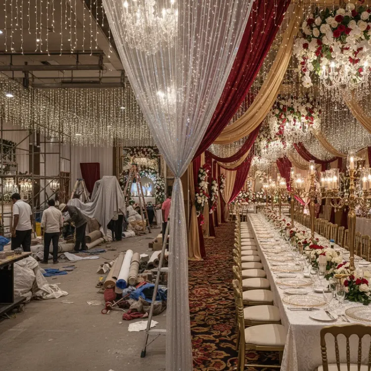The Art of Transformation A Look Inside Banquet Decoration in Delhi