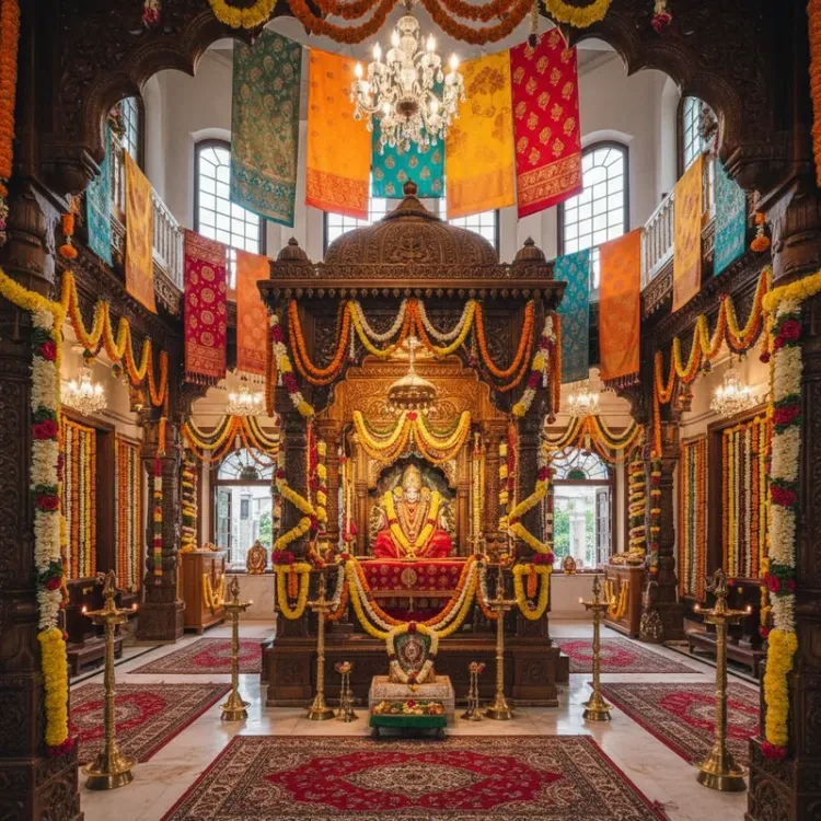 Transforming Sacred Spaces Professional Temple Decoration in Delhi NCR