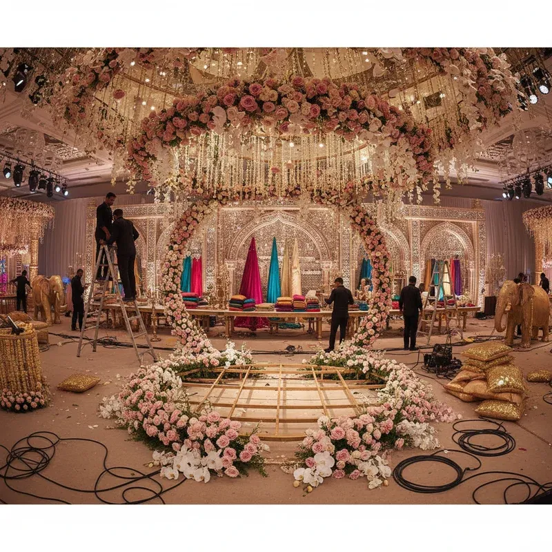 Anatomy of an Opulent Noida Wedding A Behind the Scenes Decor Story