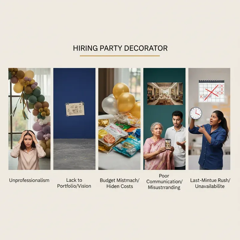 Avoid These 5 Mistakes When Hiring a Party Decorator in Noida