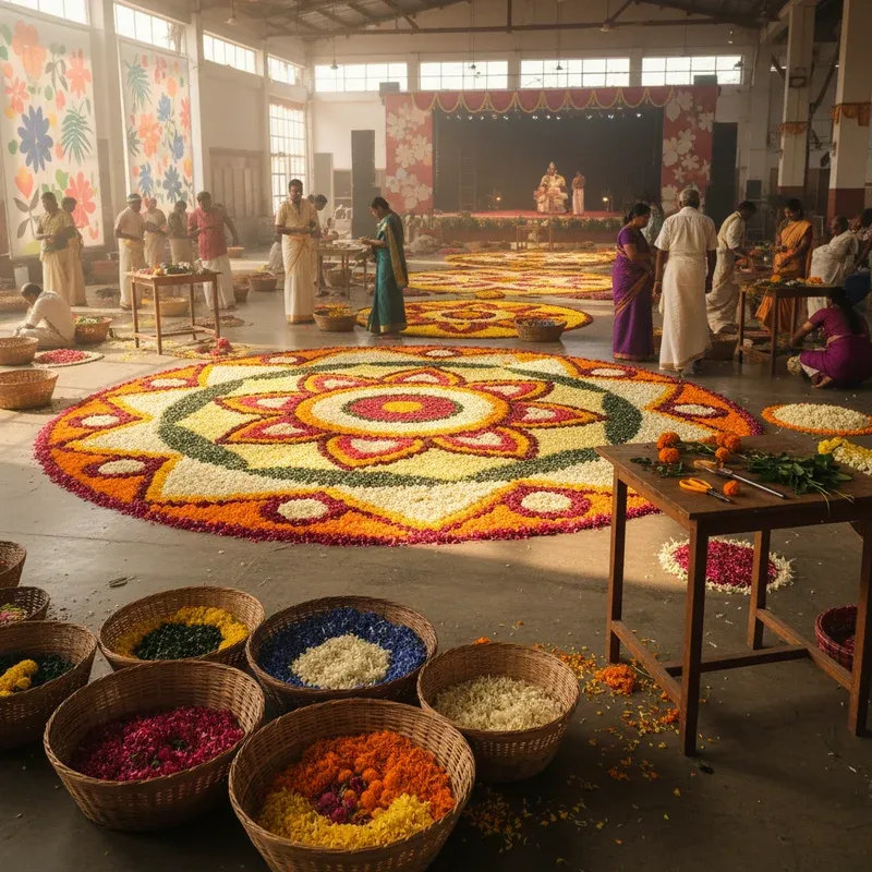 Behind The Blooms A Noida Onam Story by Adore Celebration