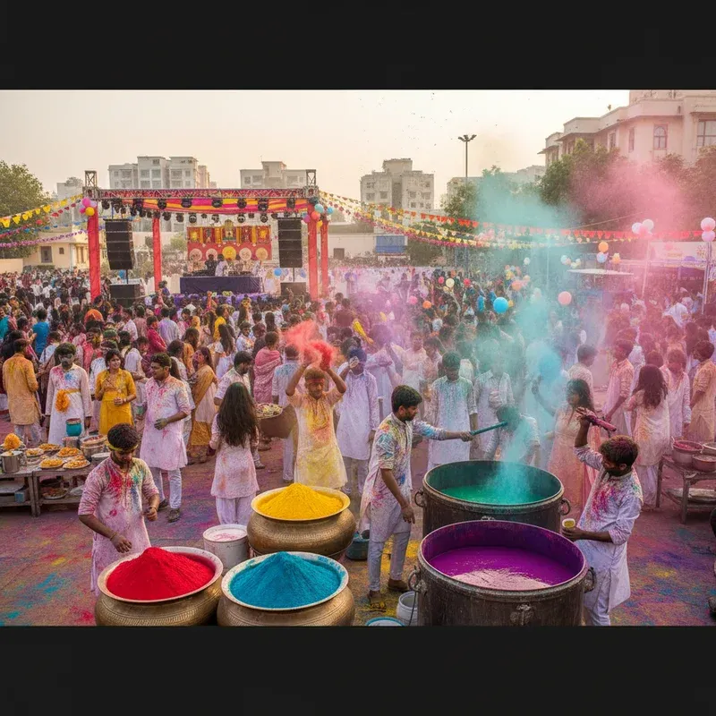Beyond The Gulal The Making Of An Unforgettable Holi Party In Delhi NCR