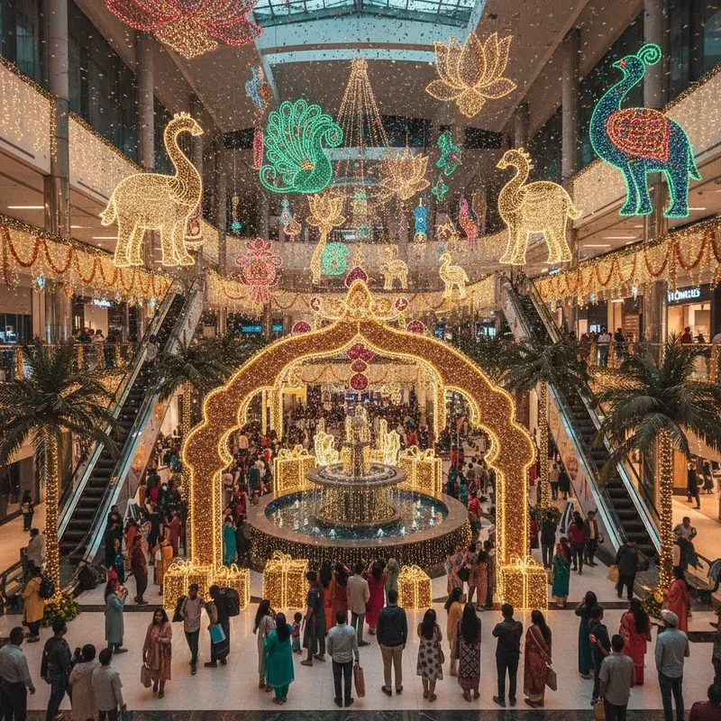 Captivate Delhi NCR Shoppers with Unforgettable Festive Mall Decorations