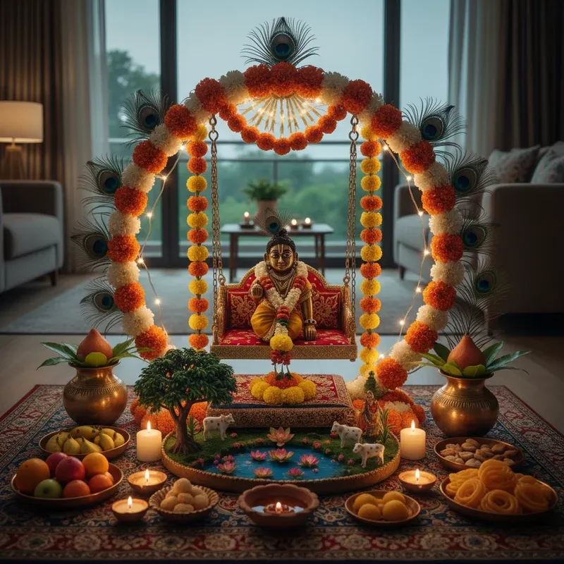Divine Janmashtami Decoration Ideas for Your Home in Gurgaon