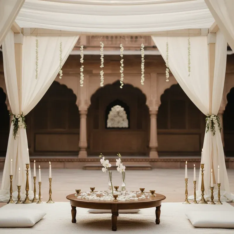 Embracing Elegance A Guide To Minimal Wedding Decor In Delhi