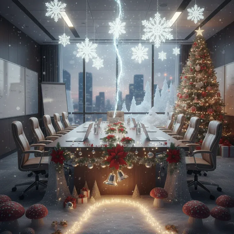 From Boardroom to Wonderland A Delhi NCR Christmas Party Transformation