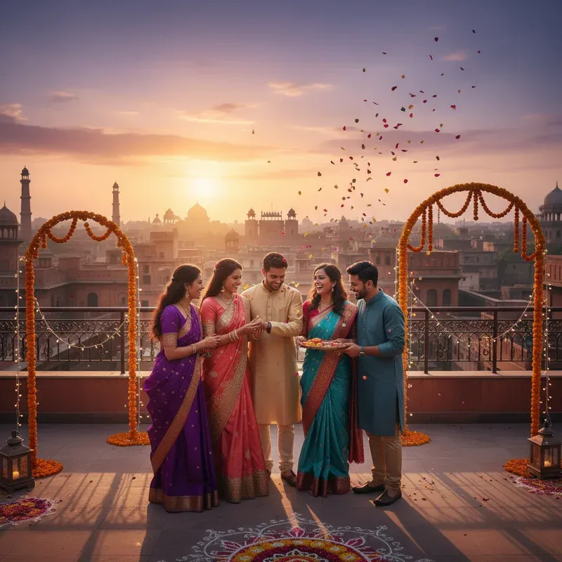 From Scattered to Spectacular A Raksha Bandhan Reunion Story in Delhi