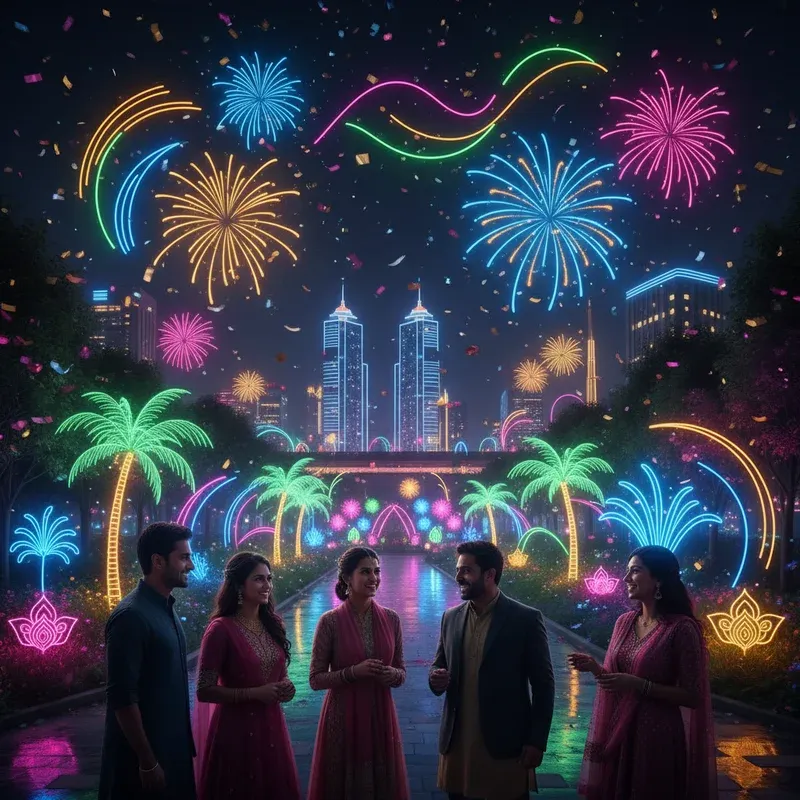 Light Up Your Noida Celebration With Stunning LED Neon Decor